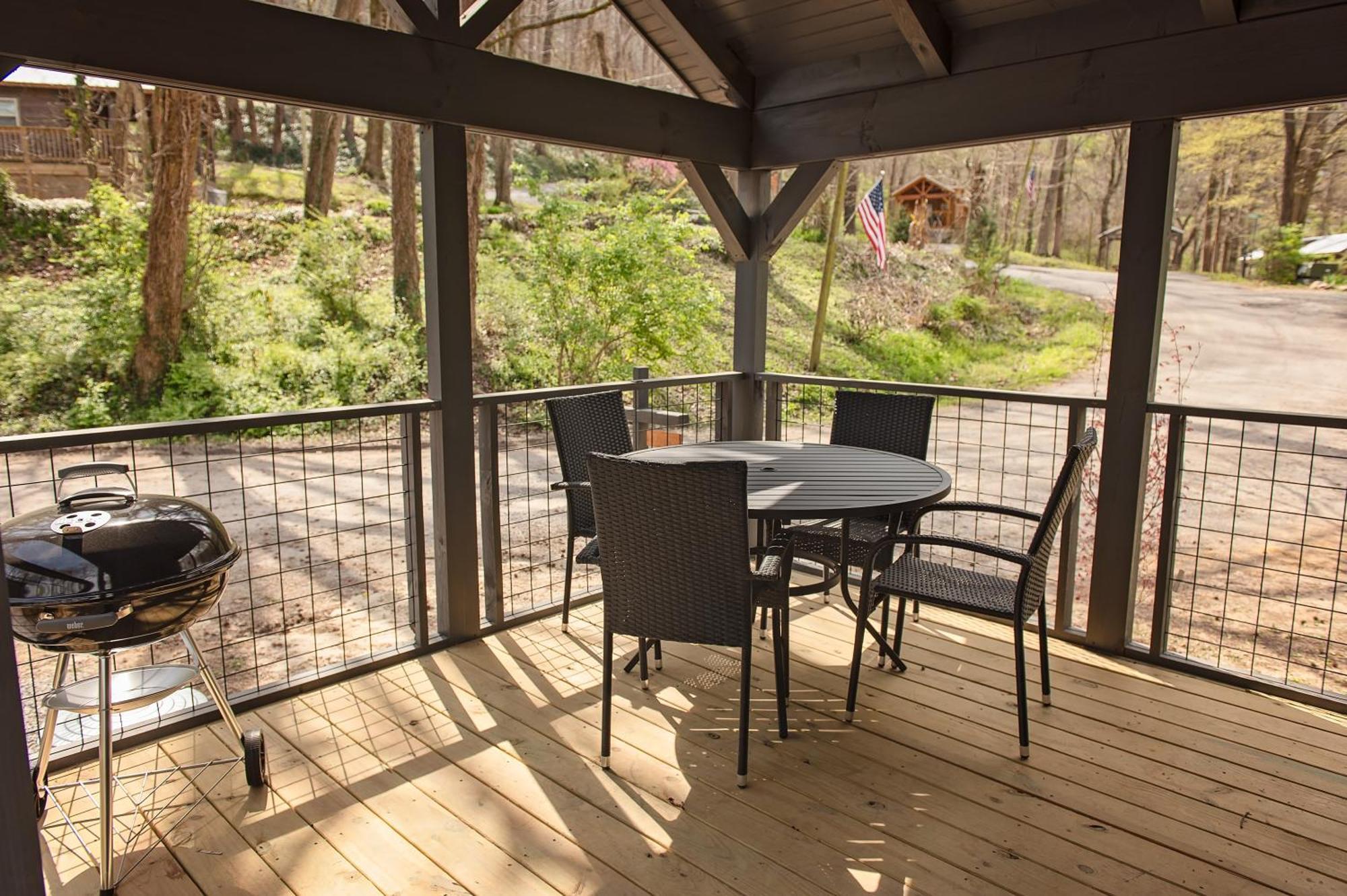 Meg Cabin Tiny Rustic Comfort On Lookout Mtn 查塔努加 外观 照片