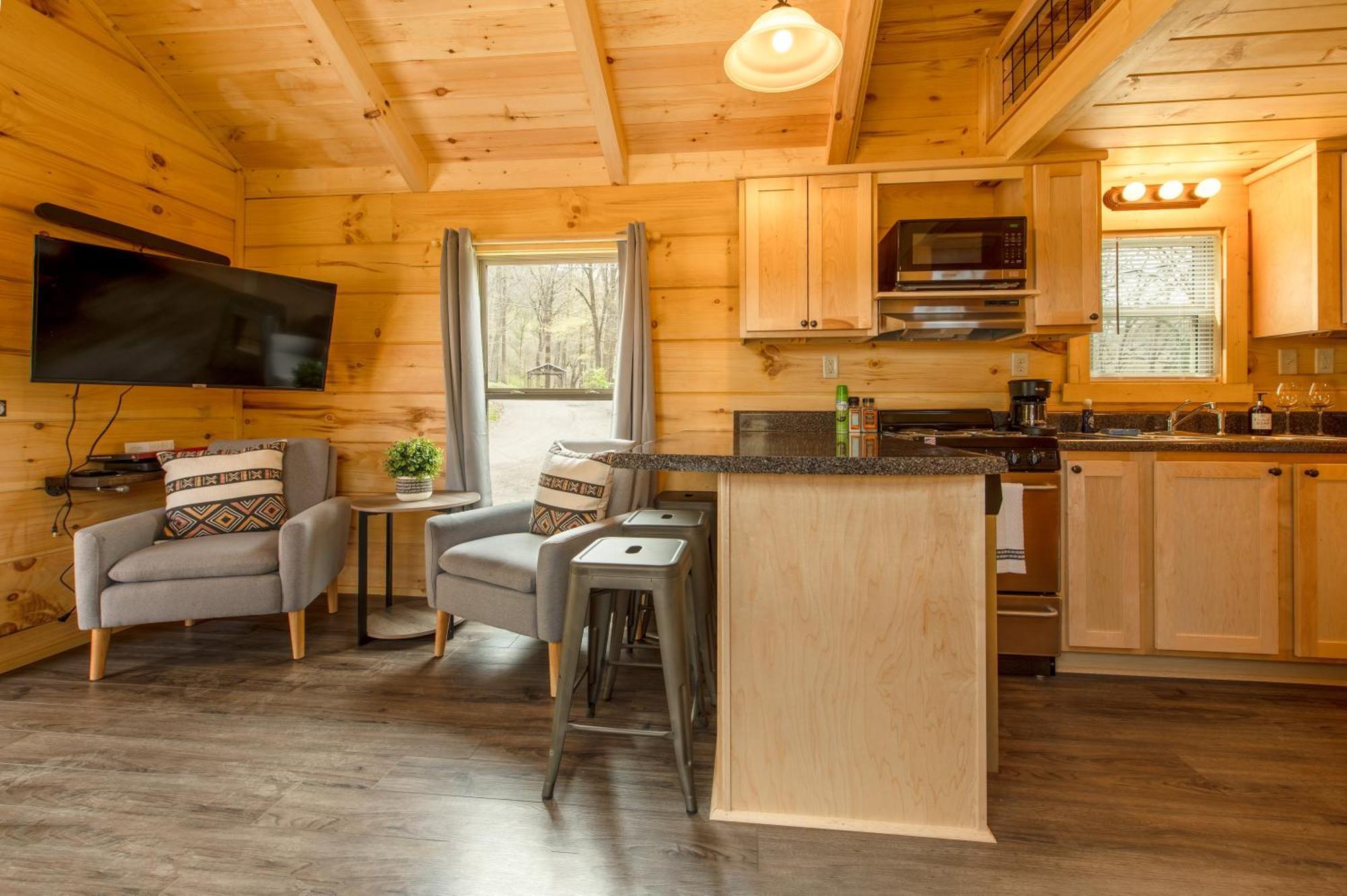 Meg Cabin Tiny Rustic Comfort On Lookout Mtn 查塔努加 外观 照片