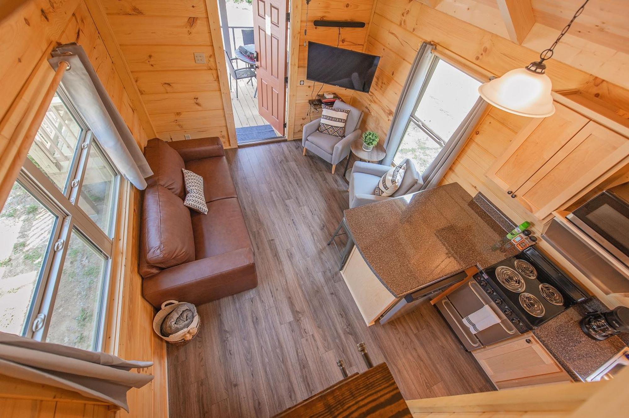 Meg Cabin Tiny Rustic Comfort On Lookout Mtn 查塔努加 外观 照片
